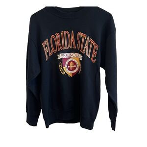 Vintage 90s FSU‎ Florida State Seminoles Sweatshirt Black Men Women USA